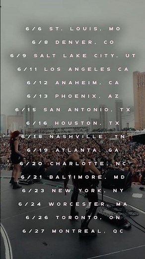 Our Legacy Of Fire tour kicks off in just over a week! Who’s coming? #kittie #kittieband