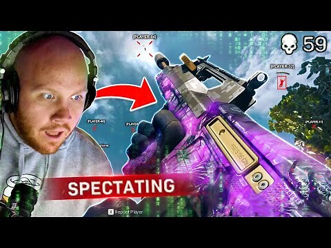 I SPECTATED A HACKER WITH DARK AETHER IN WARZONE...