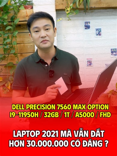 Laptop 2021: Đánh Giá Dell Precision 7560 Max