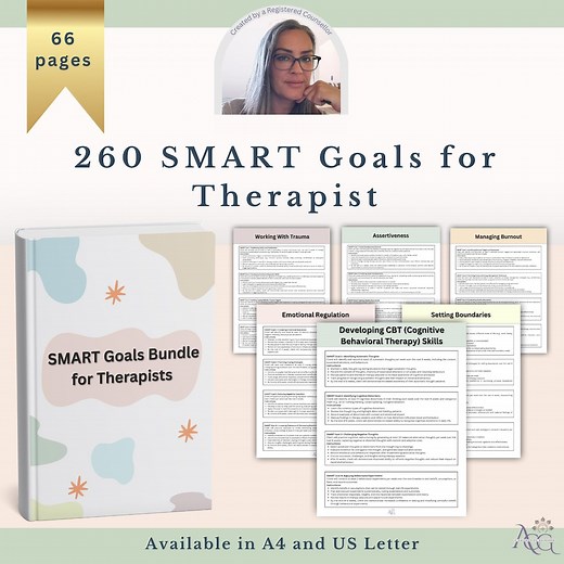 SMART Goals for Therapists, Pre Written Treatment Plans & Therapy Goal Worksheets - Etsy