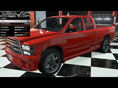 GTA 5 - OG Vehicle Customization - Bravado Bison (Dodge Ram)