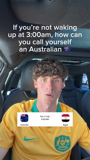 Wake up at 3:00am and set your alarm ⏰ 🇦🇺