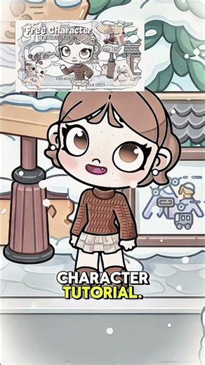 Free character tutorial video uploaded on my channel!! #avatarworld #fypviralシ #trending #aesthetic