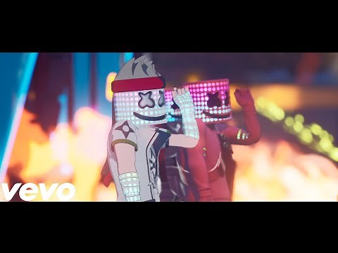 Marshmello - VIBR8 (Official Fortnite Music Video) Maximum Bounce Emote