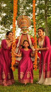 75K views · 2.4K reactions | Poovili - Onam Collection by Maybell Celebrate this Onam with our timeless kathakali, vibrant mural prints, and rich Theyyam-inspired designs. Each piece, adorned with beautiful embroidery and fresh silhouettes, brings effortless elegance. ✨覆 | Maybell | Facebook