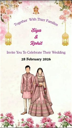 Celebrate Love 💍 | Beautiful Wedding Animation #weddingcreation