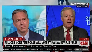 CNN’s Jake Tapper: ‘There’s No Evidence of Widespread Voter Fraud.’ Trump Chief of Staff ...