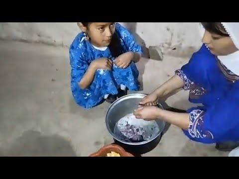 Beautiful Village Lfe 1 Tradtional Cooking in Cold WinterDay.