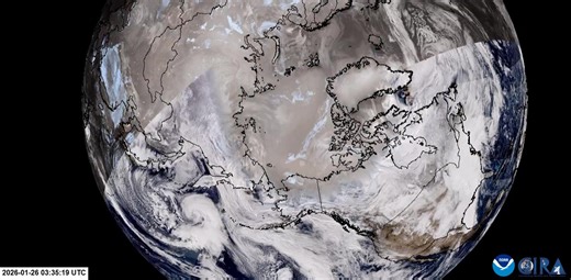 National Oceanic and Atmospheric Administration (NOAA)s Joint Polar Satellite System - JPSS Program satellites tracked three days of weather across the Northern Hemisphere, with a Winter Storm pushing from the U.S. into the Atlantic. | NOAA Satellite and Information Service