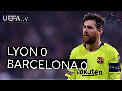 LYON 0-0 BARCELONA #UCL HIGHLIGHTS