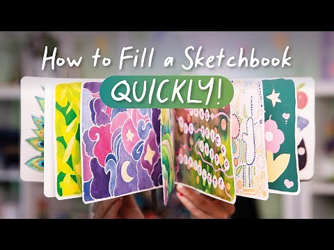 4 Super EASY & QUICK Sketchbook Ideas