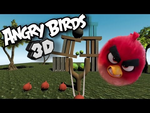 Angry Birds 3D | PC Gameplay | #3dgames #fanmade