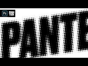 How to Make Halftone Text | Adobe Photoshop Tutorial