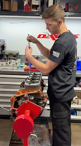 Great people always improving process = great product #enginebuilding #enginerepair #enginebuild #autoshop | Dave's Engines