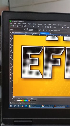 Create Stunning Dotted Text Effect in CorelDRAW