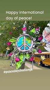 1.2K views | Happy international day of peace! This year Ms. Ostafy and Mrs. Sullivan’s classes collaborated to create this beautiful instillation to demonstrate that our school stands for peace. ️ ☮️ ✌️ #PeaceDayChallenge #cabarts Red Clay Schools | Cab Calloway School of the Arts | Facebook