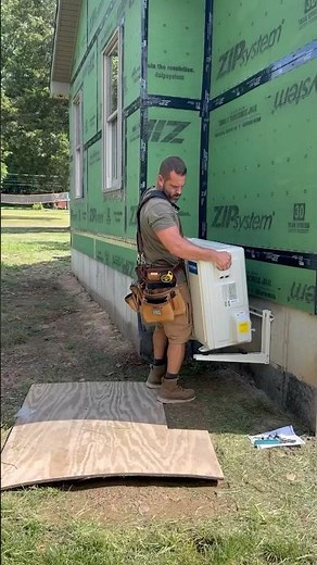 Mr Cool DIY Mini Split Outdoor Unit, Line sets, Electrical, Leak Test #diy #hvac #minisplit