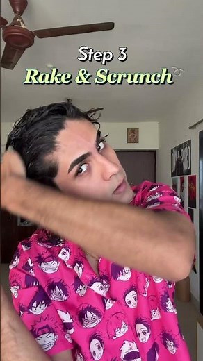 step by step easy hair styling routine for men with curly hair