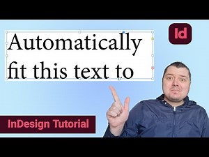 Automate InDesign text resizing (Fit texts to frames)