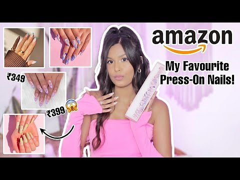 AMAZON Fake Nails You Need In Your Life😍 / Mridul Sharma