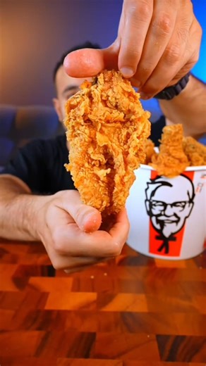 CRISPY KFC Chicken Mukbang 🍗🔥Ultimate Crunch Juicy Bite #kfc #asmr #mukbang