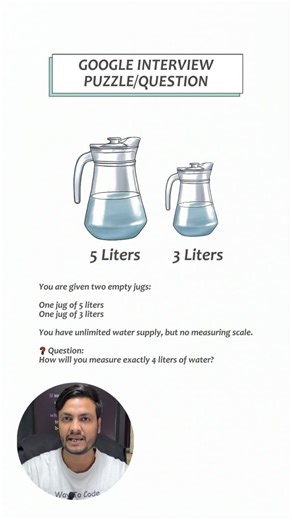 Puzzle For Software Engineers | Amazon | google | Software Engineers Puzzles Questions Crack Amazon interview puzzles asked for software engineer roles & internships. Best for freshers, CS students, and anyone preparing for tech interviews at top companies like Amazon & Google. This puzzle tests: ✔ Logical thinking ✔ Problem-solving skills ✔ Interview readiness 🎯 Ideal for: Software engineer aspirants, internship seekers, placement preparation, and tech interview practice. 👇 Comment “PUZZLE” f