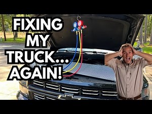 AC Repair: Replace Condenser & Recharge AC System on my Chevrolet Silverado