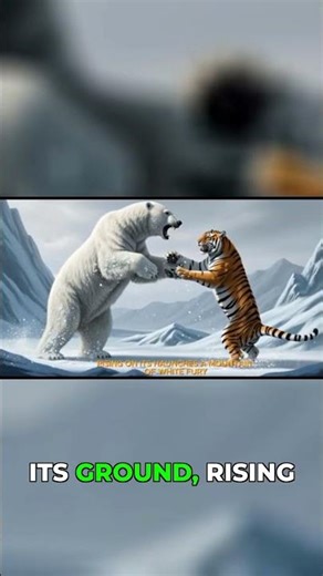 Wild Encounter: Polar Bear Meets Tiger