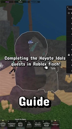 Completing the Hayate Idol quest line in Roblox fisch’s NEW SkyCrest upd! #roblox #fischwish #fisch #fischupdate #fischroblox