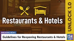 Today we will be telling you the guidelines issued by the Central Government for the re-opening of Restaurants & Hotels. Restaurants Instead of dine-in, takeaways should be encouraged. Food delivery person should leave the package at the door. Do not hand over the package to the customer directly. Before going out for deliveries the restaurant should check the temperature of the home delivery staff. Entrances of restaurants should have hand hygiene and thermal screening facilities. People in wai