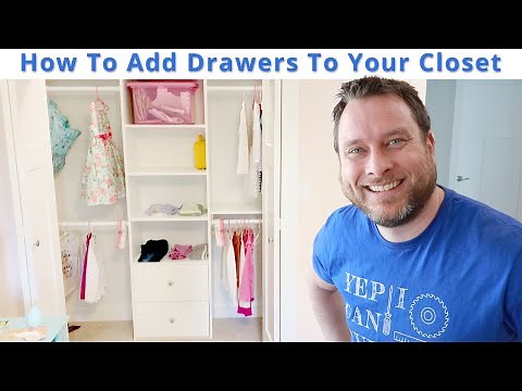 How I Built Easy Closet Drawers Anyone Can Make!