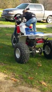 Grant was 3 years old. He couldn't talk much. There were signs all the way back then he was gonna be a 3 wheeler lover 😆 🤣 | Tyler McLaughlin