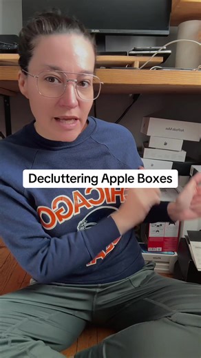 Decluttering Tips for Apple Boxes from a Former Employee