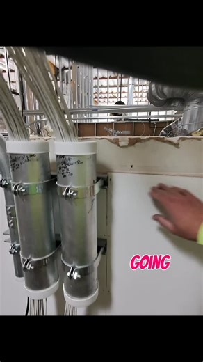 Ring and Ping Inc. on Instagram: "Adding 4” stubs in our MDF for access control wire and excess data cable. Dropping and separating cabling as we run and prepping bundles for dressing and termination for when the room is complete. Today we ran a total of 10 composite wires for doors about 6 cameras and multiple data cables. Stay tuned for progress. This project has close to 350 data runs. #lowvoltage #socal #workmanship #structuredcabling #cat6"