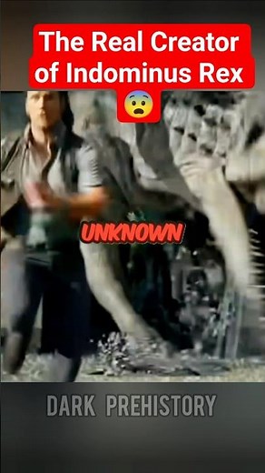 Who Really Designed the Indominus Rex DNA? #jurassicworld #indominusrex #shorts