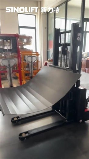 Custom 1.5T Fully Electric Roll Stacker in Action! | SINOLIFT Material Handling