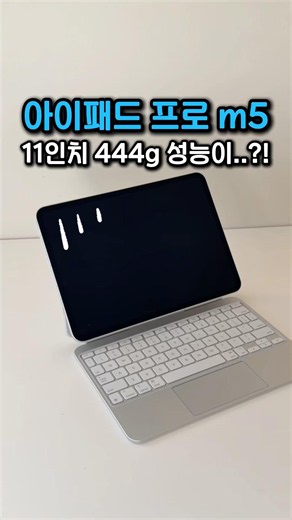 아이패드 프로 m5 11인치 444g인데 이 성능이요...?