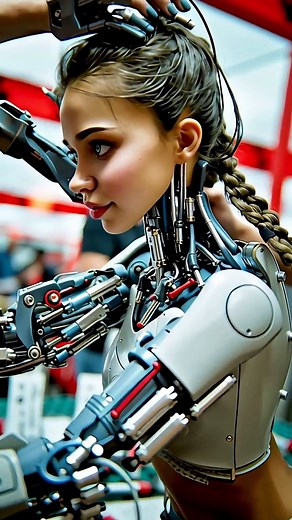 38K views · 417 reactions | Motion Test of Next-Gen AI Robot Girl in U.S. Robotics Lab | Ai Worlds | Facebook