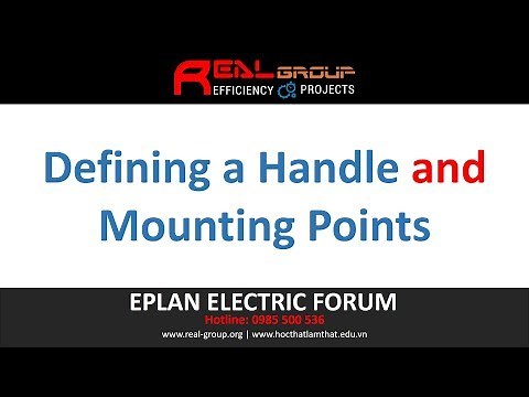 Defining a Handle and Mounting Points | EPLAN Education
