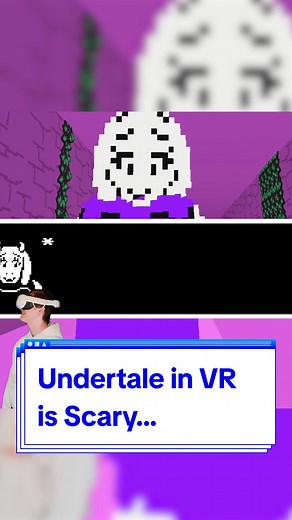 Undertale is in VR!? #vr #vrgame #vrgames #vrgaming #vrtok #undertale #undertalegame