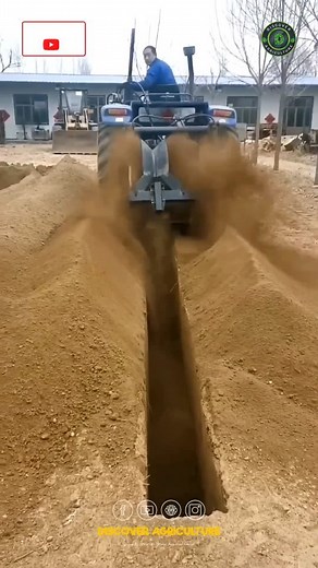 19K views · 37 reactions | Amazing Trench Digging Machine 朗 | Discover Agriculture | Facebook