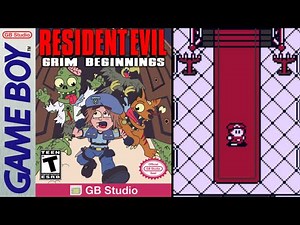 Resident Evil: Grim Beginnings [Game Boy] Homebrew - Full Gameplay