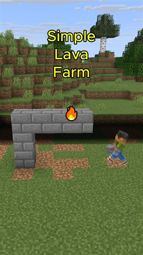 Simple lava farm! 🔥