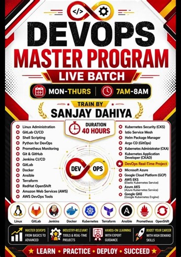 DevOps Master Program 2026 | Live Batch with Sanjay Dahiya | From Zero to Expert