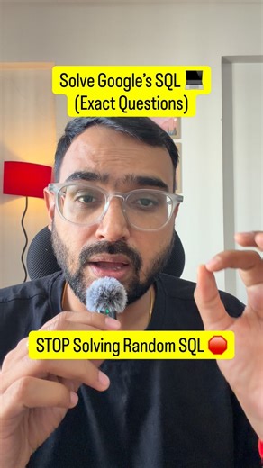 Shivam Shrivastav on Instagram: "SQL Practice karni hai? Toh “Asli” Questions solve karo! 🛑💻 Random datasets par time waste mat karo. Interview mein wahi aata hai jo **DataLemur** par hai. 🐒 Website: [**DataLemur.com**](http://datalemur.com/) Why this is better than HackerRank? 🏆 ✅ **Company Specific:** Select Google, Uber, Amazon to see THEIR questions. 🏢 ✅ **Real Difficulty:** Easy, Medium, Hard level (Real Interview standard). ✅ **Browser Execution:** Koi software install nahi karna, bro