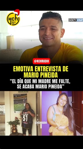 KCH Radio 90.9 FM on Instagram: "LA FAMILIA VA A ESTAR SIEMPRE 🥺 Recordamos una emotiva entrevista de Mario Pineida donde resaltaba el amor de su mamá ❤️ “El día que mi madre me falte, se acaba Mario Pineida” 💔 Fue en la pretemporada de Enero del 2021, ese año llegaron a semifinales de Copa Libertadores. 🎥 Goltv"