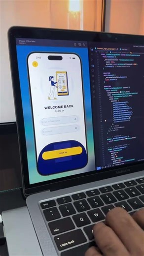 Amazing Login Ui in Seconds 😉🪄#appdevelopment #flutterdeveloper#programming #mobileapp #webapp
