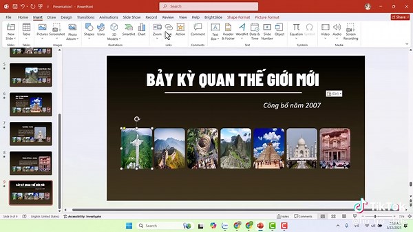 Mẫu Slide Liên Kết Đẹp Cho Bài Thuyết Trình