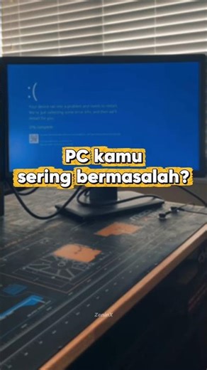 PENYEBAB PC EROR #pc #setup #eror #windows #updatedriver #backup #teknologi #tips #trik