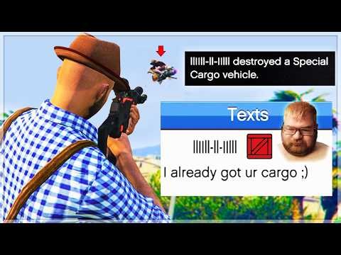 Luring The WORST Barcode Griefer into my Trap on GTA Online!
